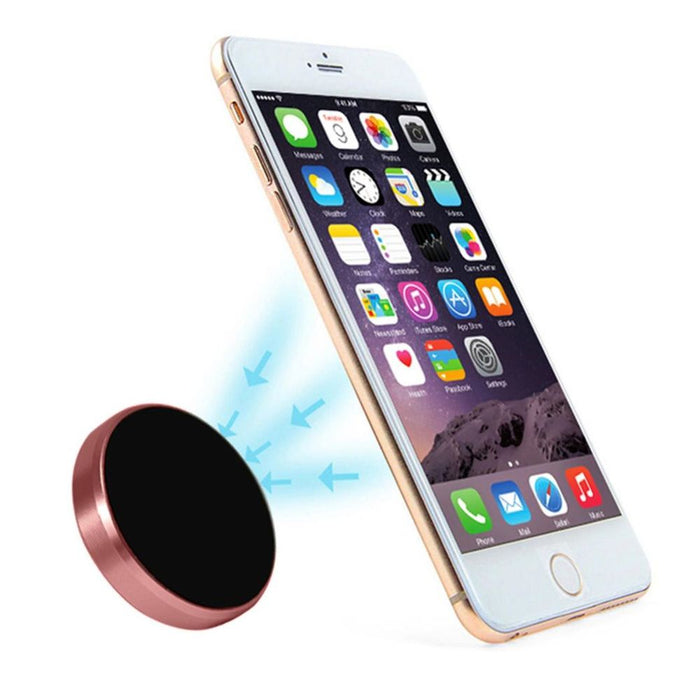 AQ Lightweight Round Magnetic Phone Holder - Rose Gold