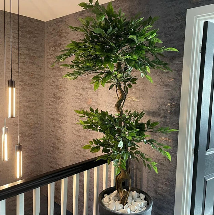 150cm Artificial Japanese Ficus Tree - Evergreen Fruticosa Style - High Quality - Professionally Designed