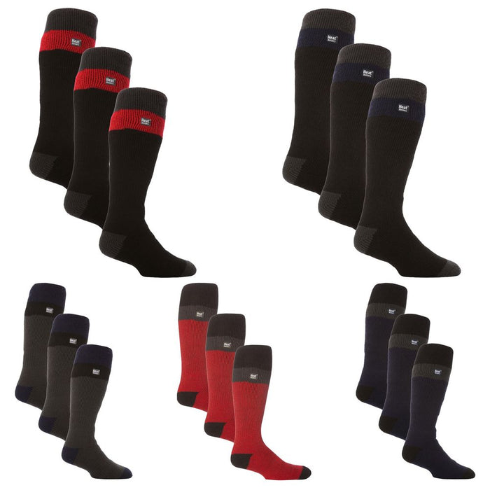 3 Heat Holders Pack Mens Ski Socks