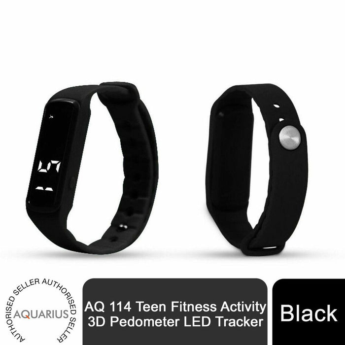 Aquarius AQ 114 Teen Fitness Activity LED Tracker with 3D Pedometer