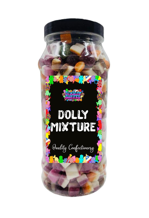 Dolly Mixtures Retro Sweets Gift Jar  | Mouthwatering Variety of Flavors | Perfect Gift or Treat Yourself