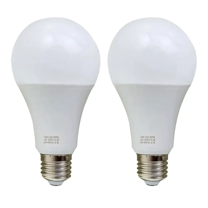 E27 12W Energy Saving Warm White LED Light Bulbs A60 E27 Screw-in non dimmable bulbs