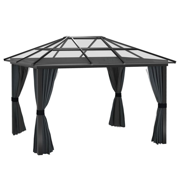 Premium Outsunny 3 x 3.6m Aluminium Hardtop Gazebo Canopy - High-Quality, Durable, & Stylish