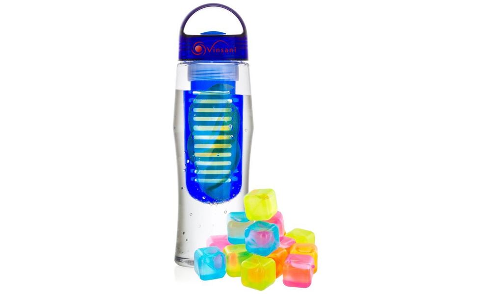 VINSANI BOTTLE + ICE CUBES MULTICOLOURED