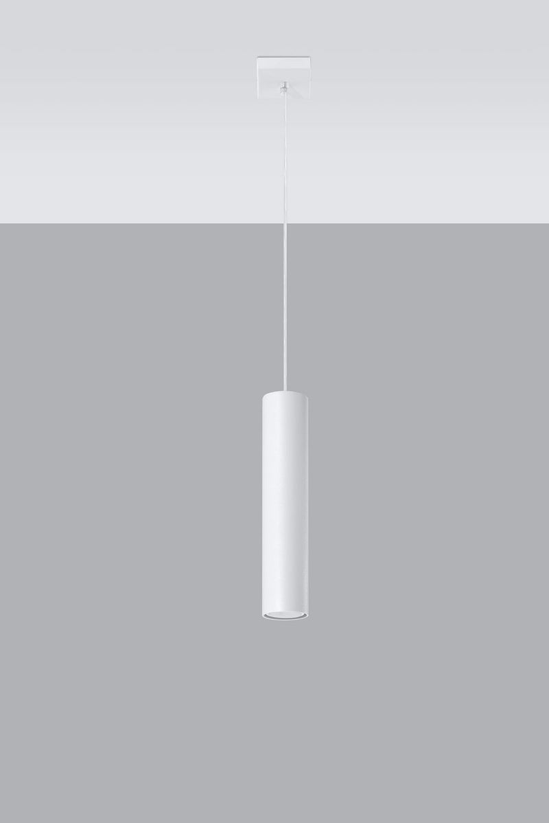 LAGOS 1 Pendant Lamp - Modern Loft Design - LED - White Round Tube Shape - Professional Seller - High Quality