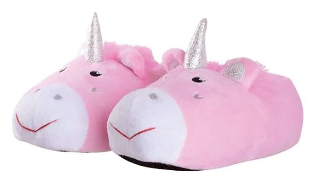 Children's Pink 3D Unicorn Slippers