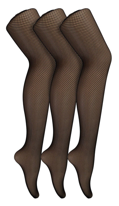 Women's 3 Pair Multipack Fishnet Glitter Lurex Tights