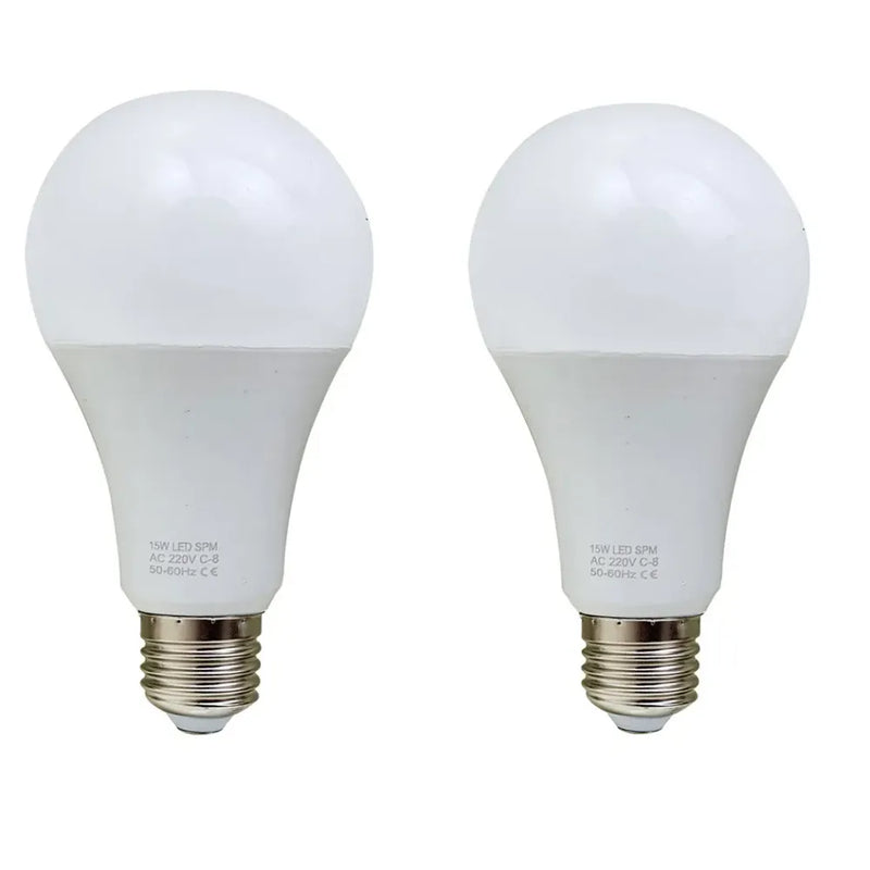 E27 15W Energy Saving Warm White LED Light Bulbs A60 E27 Screw-in non dimmable bulbs