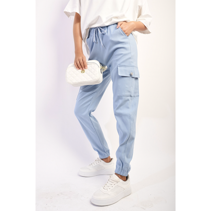 Ultimate Comfort & Style: Janelle Drawstring Cargo Joggers