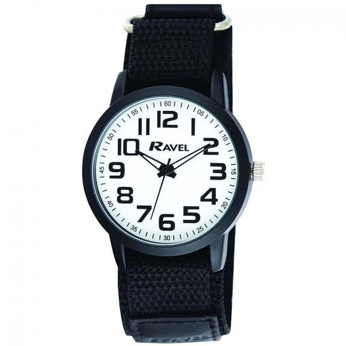 Ravel Mens Velcro Sports Watch - Bold Arabic Dial, Quality Quartz Movement - R1601.64.32