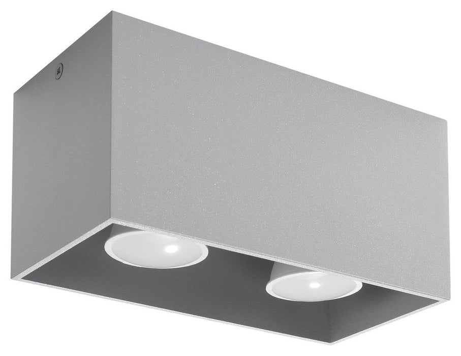 Stylish LED Ceiling Lamp - Modern Loft Design, High-Quality, Grey SQ Shape - Perfect for Any Room - Buy Now!