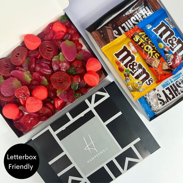 Red Sweets Letterbox Gift Hamper