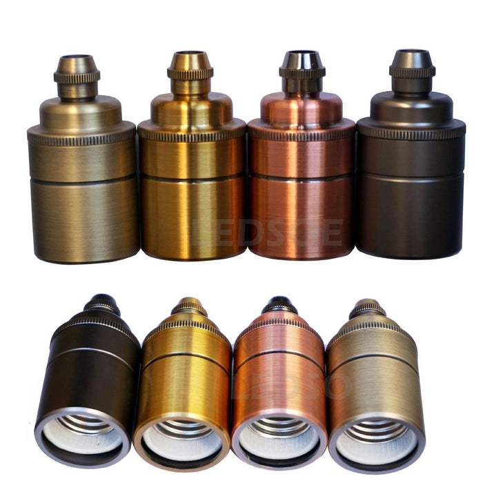 Vintage Industrial Lamp Light Bulb Holder Antique Retro Edison~1425