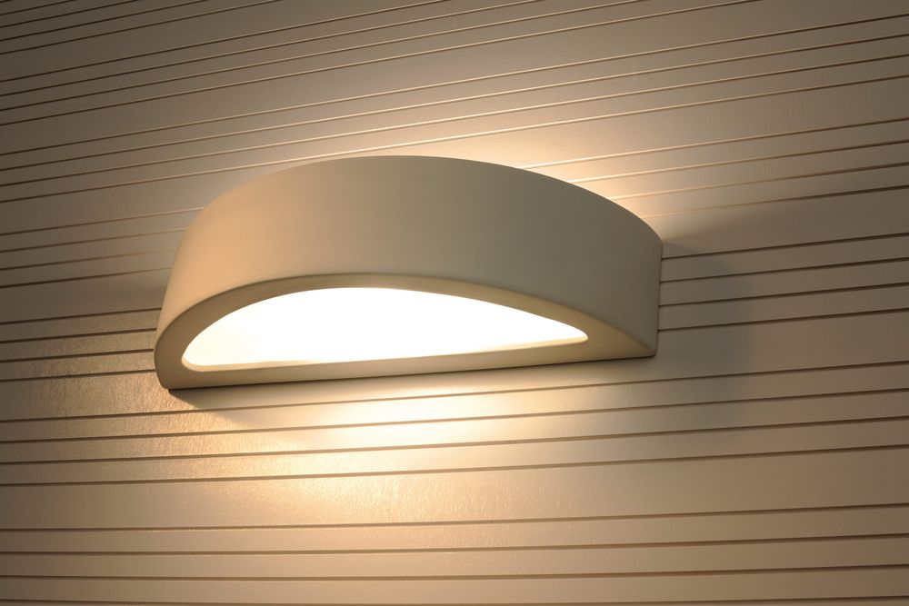 ATENA Ceramic Wall Lamp LED27 - Classic Design, Paintable Surface