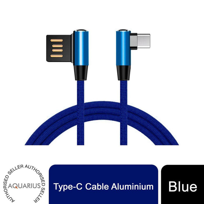 Aquarius Flexible And Wrest Resistant Universal Type-C Aluminium Cable