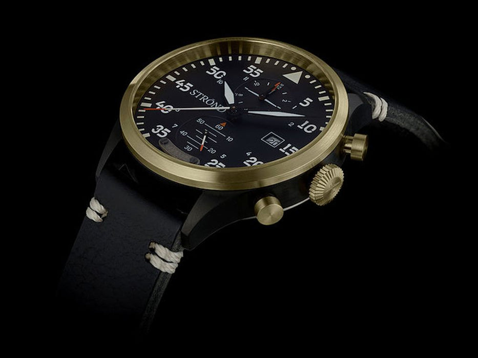 Strond DC-3 MKll Aviation Watch | Swiss Movement | Black & Bronze