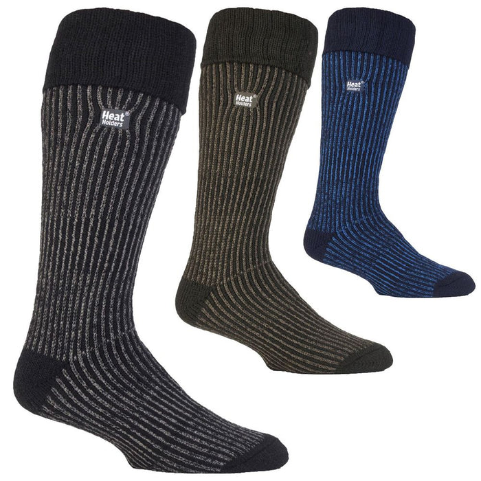 Heat Holders - Mens Ribbed Boot Socks