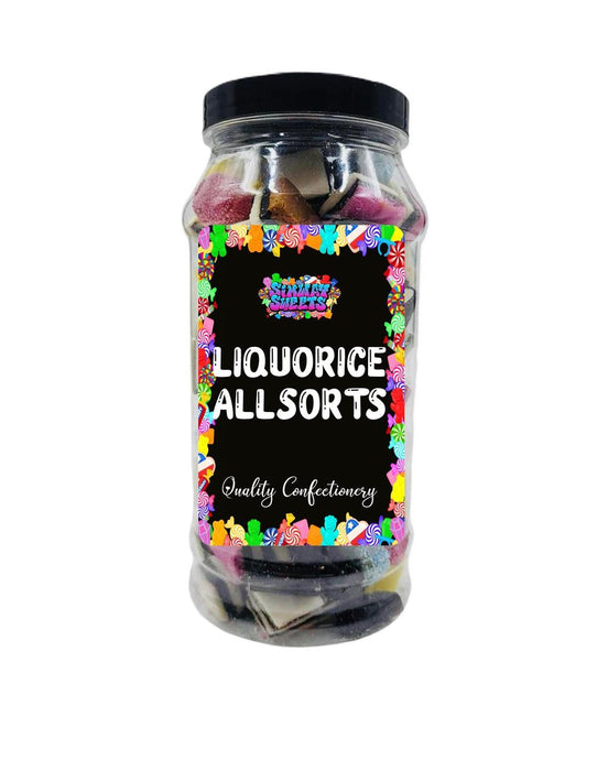 Retro Liquorice Allsorts Gift Jar | High Quality Sweets