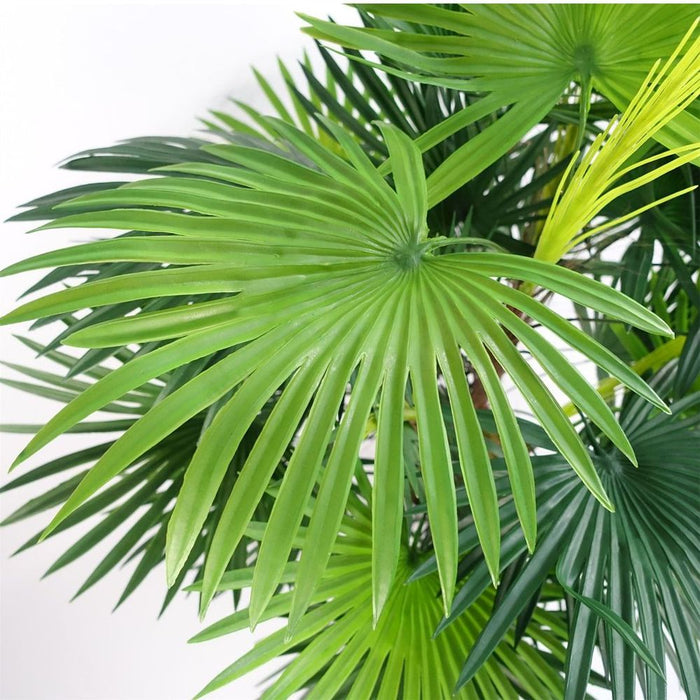 Ultra-Realistic 90cm Fan Palm Tree - Lifelike Quality - Perfect for Any Space