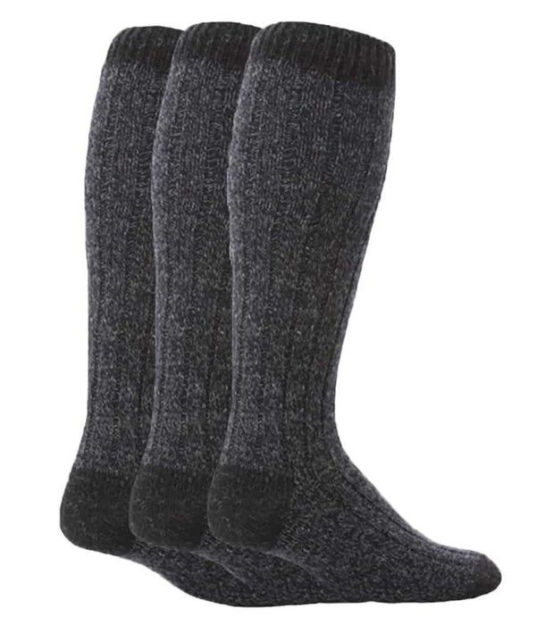 Workforce - 3 Pairs Mens Extra Long Wool Socks