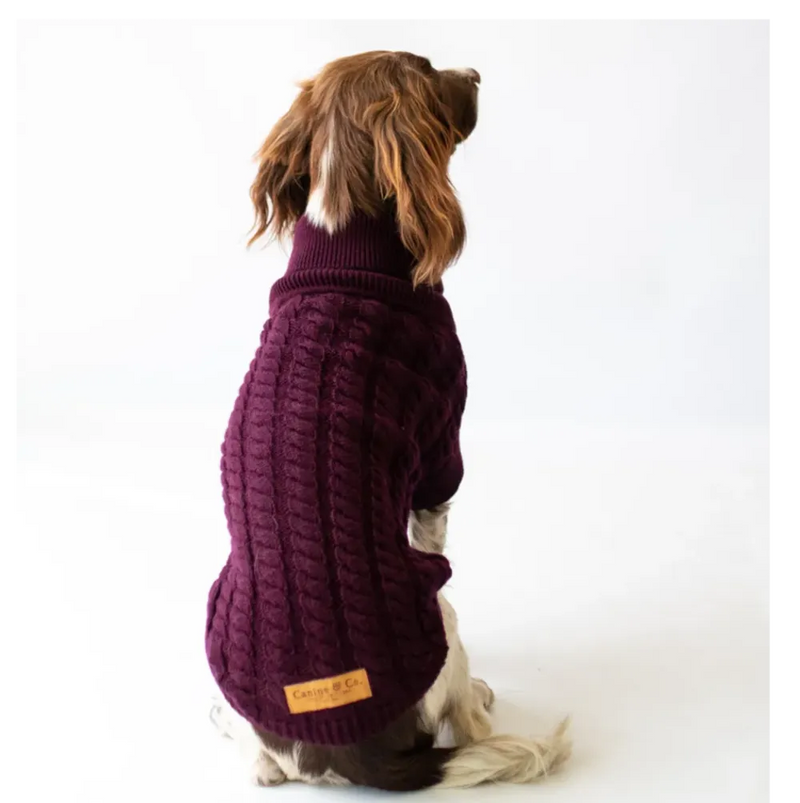 The Rascal Dog Jumper in Grape - Stock Replenishment, all sizes - Professional Quality