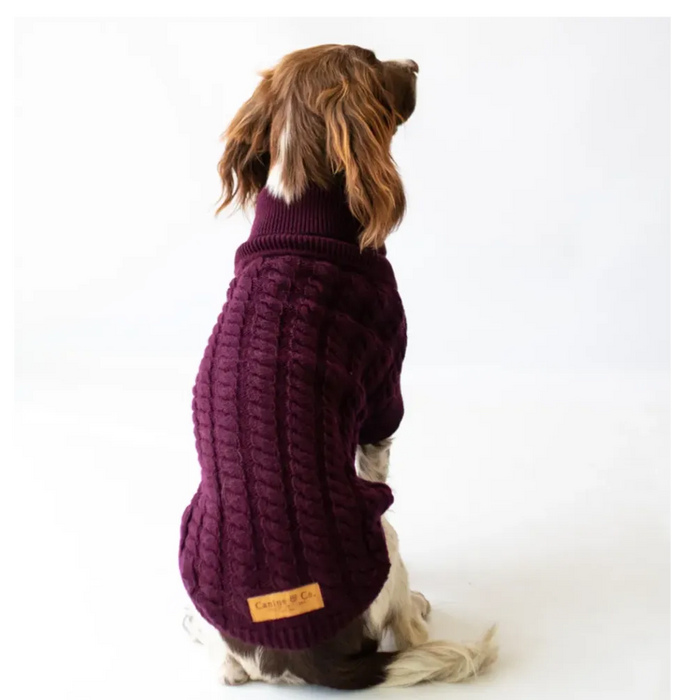 The Rascal Dog Jumper in Grape - Stock Replenishment, all sizes - Professional Quality