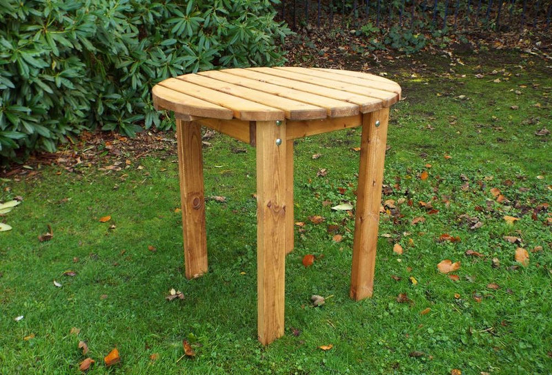 Circular BBQ Table - Charles Taylor - Handcrafted in Britain - Rustproof & Rot Free - 10 Year Guarantee