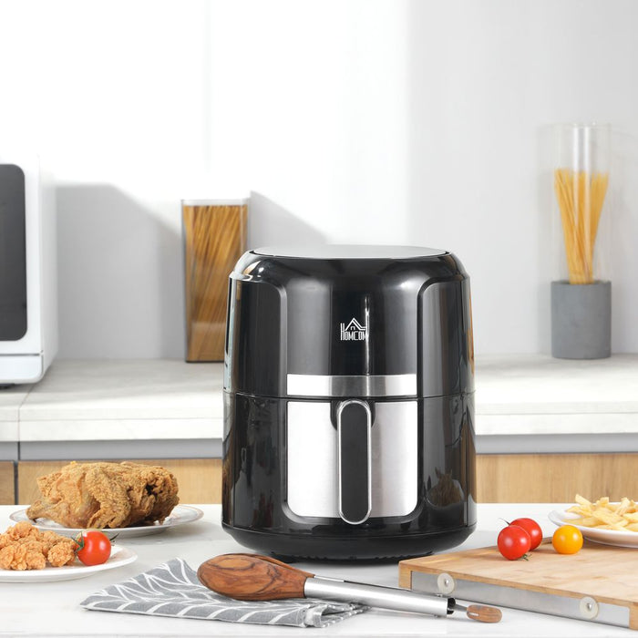 Premium Air Fryer: 1300W, 4L Capacity, Timer & Nonstick Basket - Healthy, Easy, Delicious Cooking