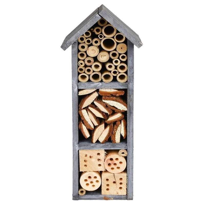ASAB Deluxe 3 Storey Insect Hotel Grey