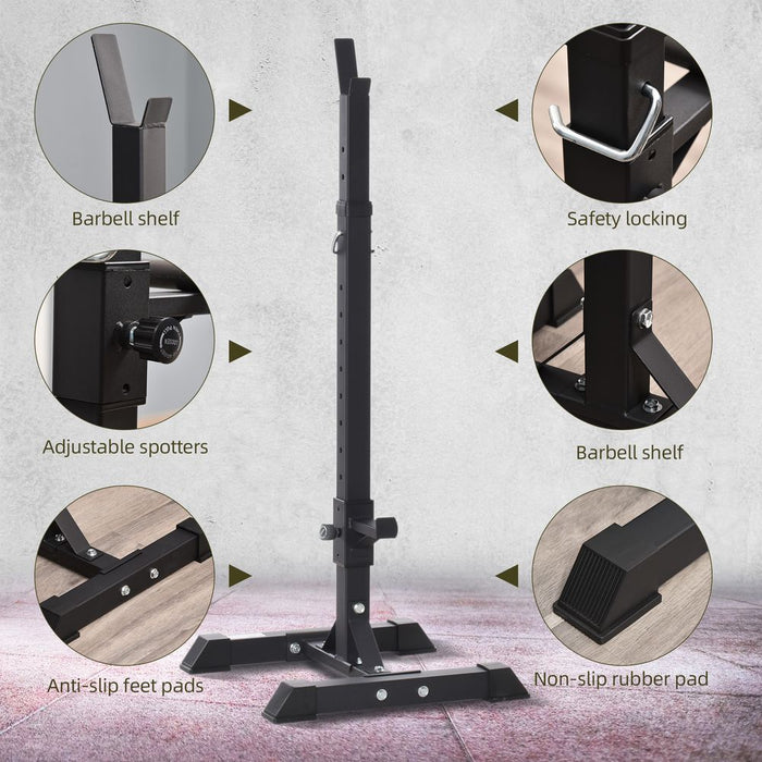 Premium Power Rack Barbell Stand for Home Gym - High Quality & Safe