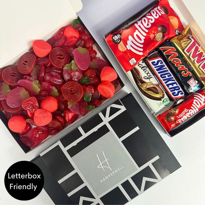 Red Sweets Letterbox Gift Hamper