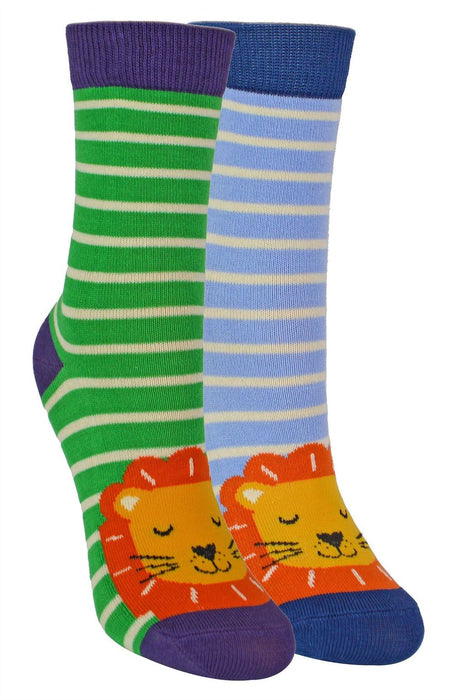 Mr Heron - Boys 2 Pack Bamboo Socks