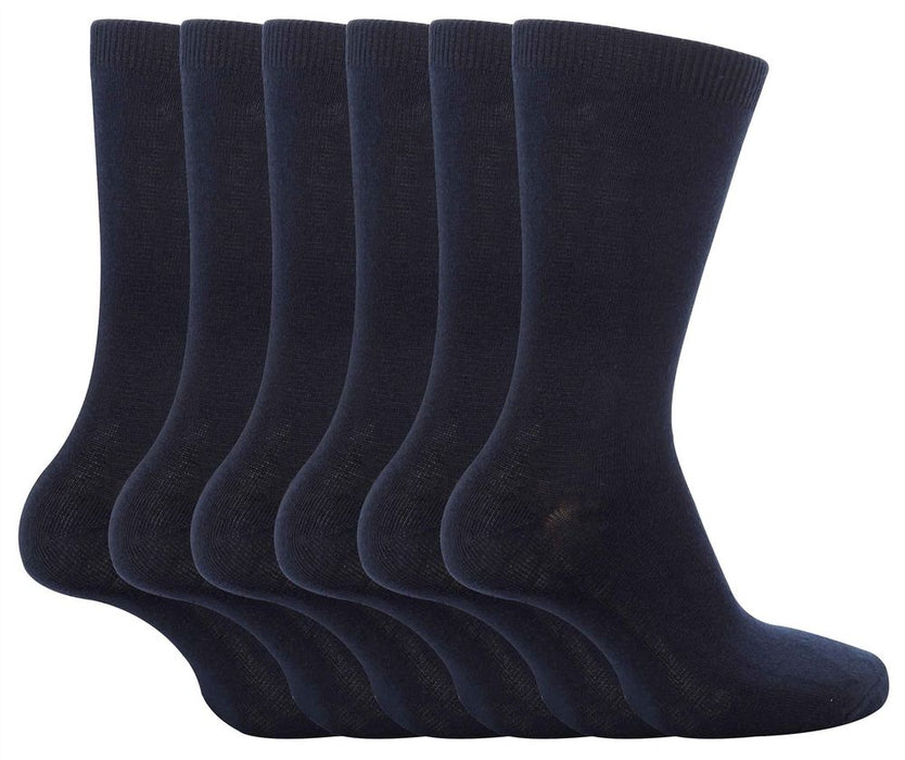 Premium Cotton School Socks - 6 Pairs