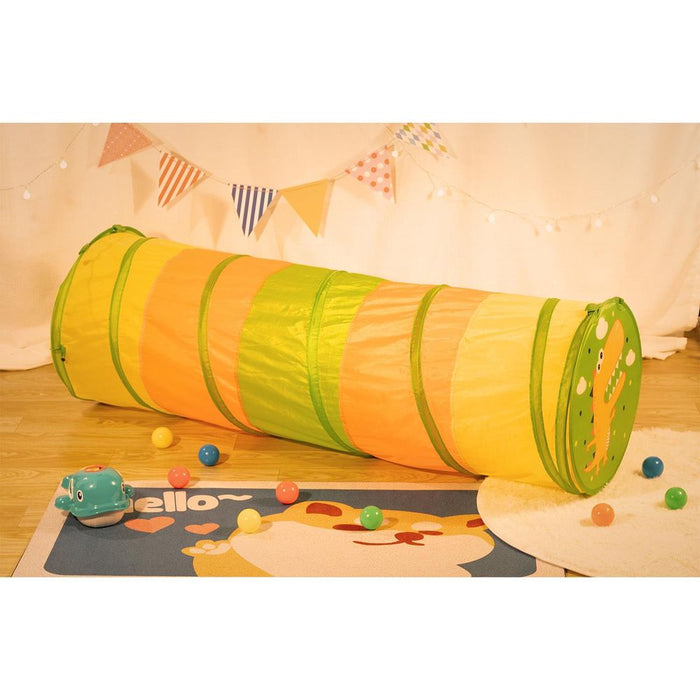 SOKA Play Tunnel Green Pop Up Dino Dinosaur Indoor or Outdoor Garden Play Tent for Kids Childrens