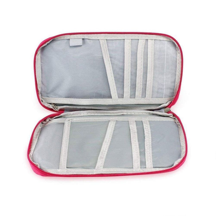 Secure and Stylish Zip-Up Travel Document and Passport Holders, Choose Your Colour