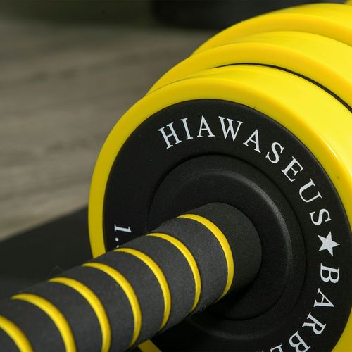 25KG Barbell & Dumbbell Set Fitness Exercise Home Gym Plate Bar HOMCOM