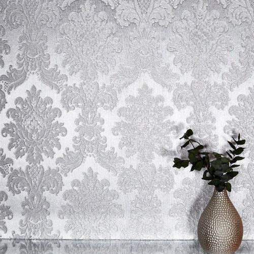 Opulence Silver Wallpaper sw6 wallpaper