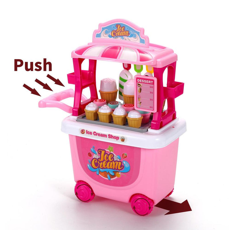 SOKA Ice Cream Trolley - Hours of Playtime, Great Learning Toy, Perfect Gift - 27 Pcs