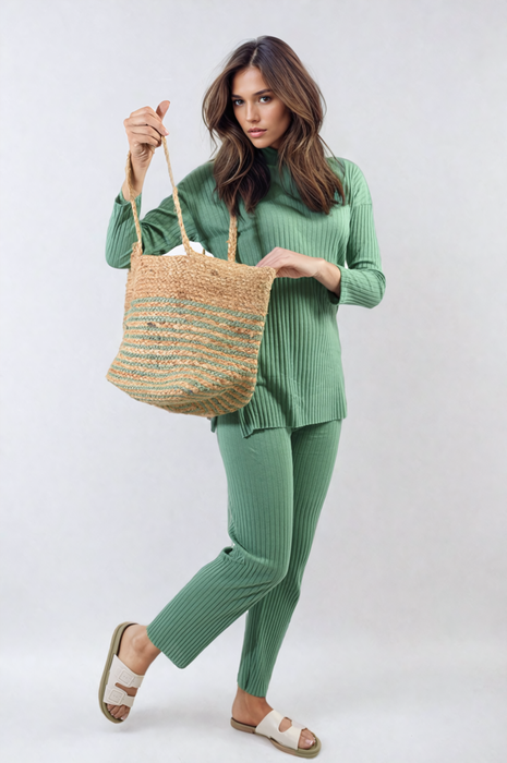 Annalise Knitted Top and Trouser Co-ord Set