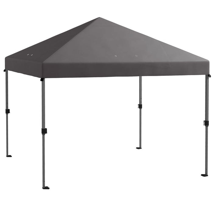 Outsunny 3x3 Pop Up Gazebo - Instant Shelter with 1-Button Push, Grey. High quality, fast assembly, perfect for outdoor gatherings.