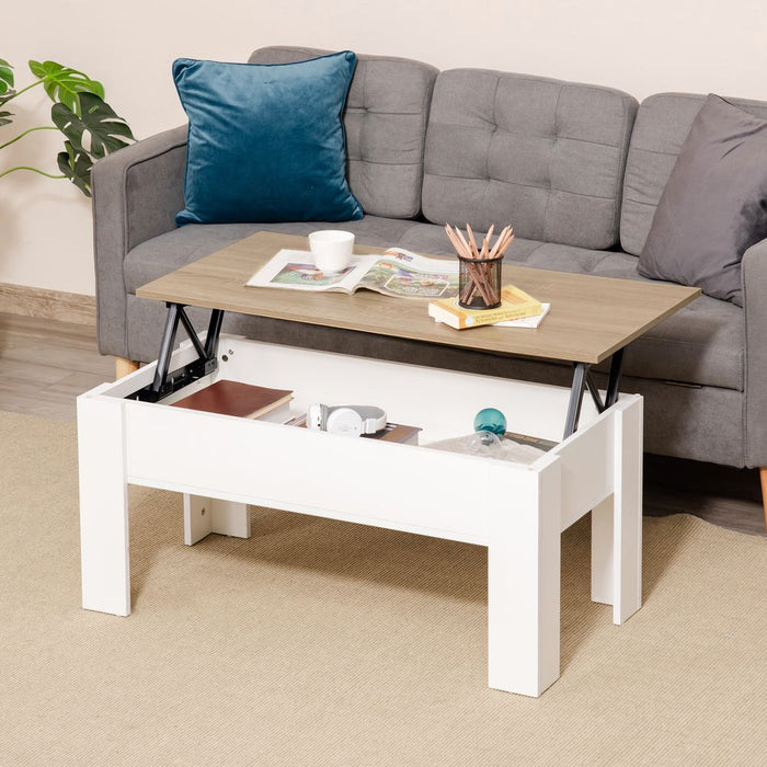 Premium Lift Top Coffee Table w/Storage - Stylish & Functional - Perfect for Living Room & Office