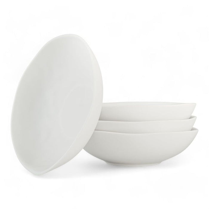 Ceramic Pasta Bowl Classical Alfa White 22cm