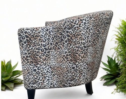 147CM 2 SEATER LEOPARD PRINT LOVESEAT
