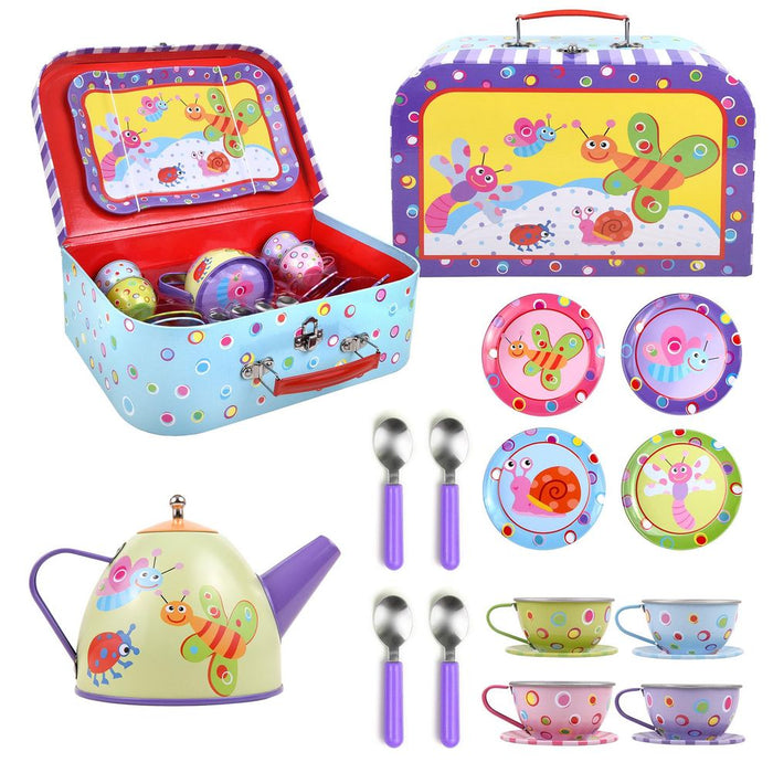 SOKA Tea Set - Cute Bug Design, High Quality Plastic