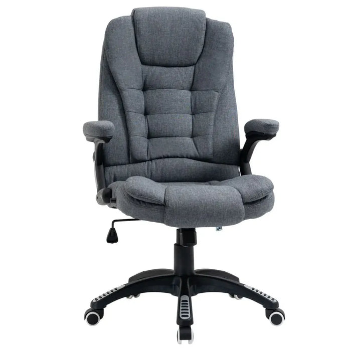 Ultimate Comfort High Back Home Office Chair- Dark Grey, Swivel, Wheels, Adjustable Height- Best Quality Guaranteed