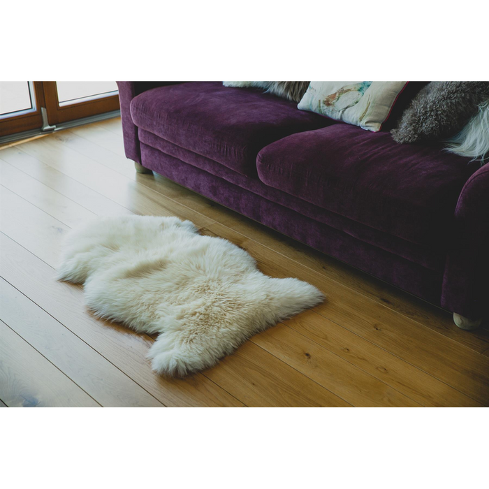 Natural  Sheepskin Rug Single Pelt - Natural Ivory & Cream Colouring