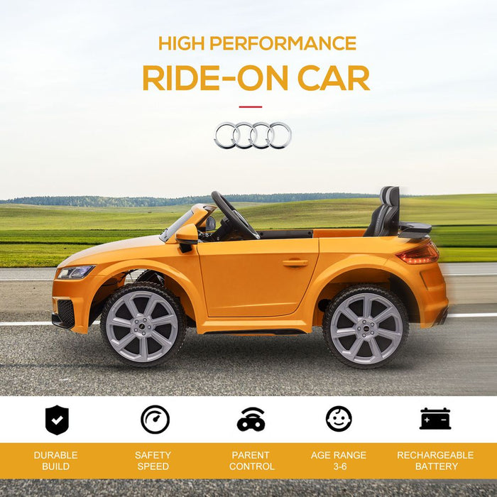 Premium 12V Audi TT RS Ride-On Car | Removable Highlights | MP3 Player