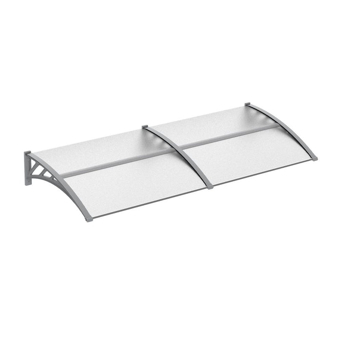 Premium Clear Door Canopy - Rain & Sun Shelter - UV Resistant - Easy Mounting