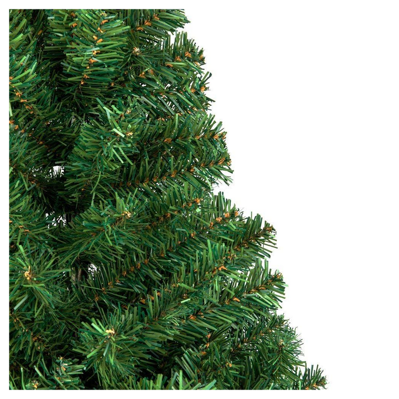 7ft 1100 Branch Christmas Tree | Artificial PVC | Metal Base | Green