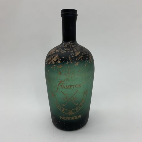 11" GLASS DECORATIVE VASE/BOTTLE